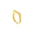 Anel Dourado Semi Joia - 17MM - loja online