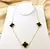 Colar Trevo Cristal Preto - comprar online
