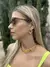 Colar Choker Grossa Dourado - Loritta Acessórios