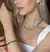 Conjunto de Zircônia Verde 3 Peças