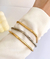 Bracelete Banho Semi Joia Quadrado - comprar online
