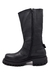 Bota biker de cuero vacuno base tractor con estribo y hebilla (522JO) - tienda online