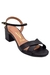 Sandalia de eco cuero con tira cruzada y taco medio (927VZ) - comprar online