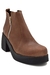Bota de cuero con taco separado y cierres (751NE) - comprar online
