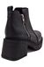 Bota de cuero con taco separado y cierres (751NE) - tienda online
