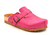 Zuecos de cuero y de gamuza con base birk (10JO) - Ventas Morrzapatos