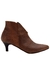 Bota de cuero con caña corta y con taco chupete (1352JO) - tienda online