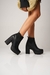 Bota de cuero con taco alto y caña de elástico (742PM) - comprar online