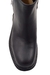 Bota de cuero caña baja con doble cierre y hebilla (2551MK) - Ventas Morrzapatos