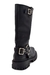 Imagen de Bota biker de cuero vacuno base tractor con estribo y hebilla (522JO)