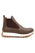 Zapatilla sneakers de cuero con base track (87JO)