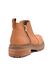 Bota de cuero con doble cierre y suela track (4203NE) - Ventas Morrzapatos