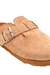 Zuecos de cuero y de gamuza con base birk (10JO) - Ventas Morrzapatos