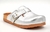 Zuecos de cuero y de gamuza con base birk (10JO) - tienda online