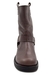 Bota de cuero con caña media y estribos (3526ML) en internet