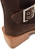 Botineta de cuero con taco cuadrado y hebilla (310NE) - comprar online