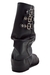 Bota de eco cuero con caña alta volcada y hebillas (EMILIA) - comprar online