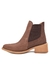 Botineta de cuero con taco cuadrado y hebilla (310NE) - tienda online