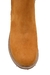 Bota de cuero con puntera redonda y cierres (633GU)