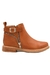 Bota de cuero con cierres y suela track (1259PM) - Ventas Morrzapatos