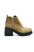 Bota de cuero con taco separado y cierres (751NE) - comprar online