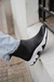 Bota de cuero tipo zapatilla con elásticos (56JO)