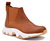 Bota de cuero tipo zapatilla con elásticos (56JO) - tienda online