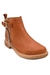 Bota de cuero con cierres y suela track (1259PM) - tienda online