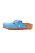 Zuecos de cuero y de gamuza con base birk (10JO)