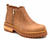 Bota de cuero con doble cierre y suela track (4203NE)