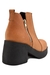 Bota de cuero con taco separado y cierres (751NE) - tienda online
