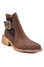 Botineta de cuero con taco cuadrado y hebilla (310NE) - comprar online