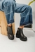 Bota de cuero con plataforma de goma TR y doble cierre (1050MK) - comprar online