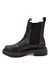 Imagen de Bota de cuero con caña media, suela track y elasticos (2503GR)