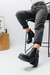Bota de cuero con taco separado y cierres (751NE) - comprar online