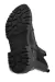 Bota de cuero con caña media, suela track y elasticos (2503GR) - comprar online