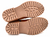 Bota de cuero con tachas y suela track (1249PM) - tienda online