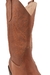 Texanas de cuero con caña alta y bordadas (1230JO) - comprar online