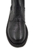 Bota de cuero con caña media, suela track y elasticos (2503GR) - tienda online