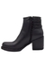 Bota de cuero con taco alto y apliques (53PM) - tienda online