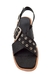 Sandalias cruzadas con tachas (583ML) - Ventas Morrzapatos