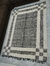 Tapete de Algodão Boho Dupla Face 1,50x2,00 - Preto com Cru ou Caramelo com Cru
