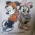 Camiseta Mickey & Minnie 92% poliéster 08% eslastano cor Branca - comprar online