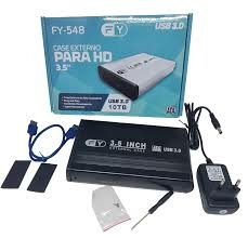 CASE EXTERNO PARA HD 3.5 USB 3.0 COM FONTE FY-548