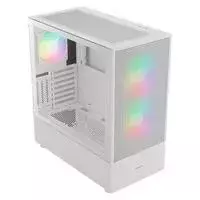 GABINETE GAMER TALOS E3 MESH BRANCO COM 3 FANS