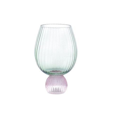 Jogo 6 Taça Água Colors Verde/Rosa - comprar online