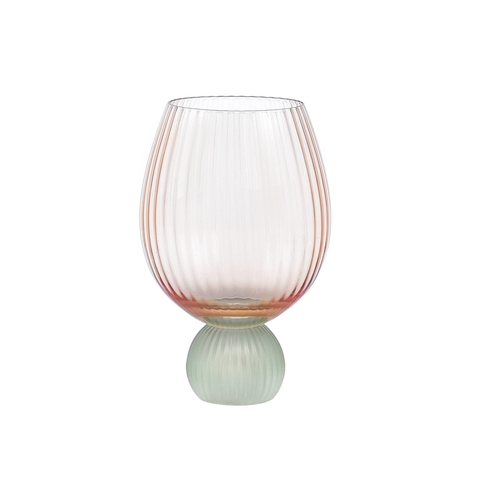 Jogo 6 Taça Água Colors Laranja/Verde