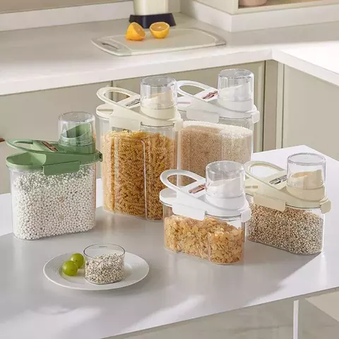 Pote Organizador Hermético Acrílico Luxo Transparente 1,5 Lt - comprar online