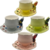 Jogo de Xicaras Café 8 Peças Porcelana Papillon Borboleta New Bone na internet