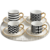 Jogo de Xicaras Café 8 Peças Porcelana Motif New Bone na internet
